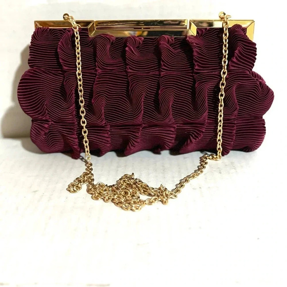 Jewel badgley mischka Burgundy polyester handbag - Picture 2 of 8